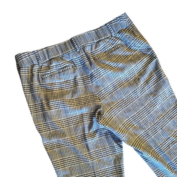 Talbots Grey Blue Plaid Hampshire Ankle Trouser Pants Plussize 14 - Picture 9 of 14